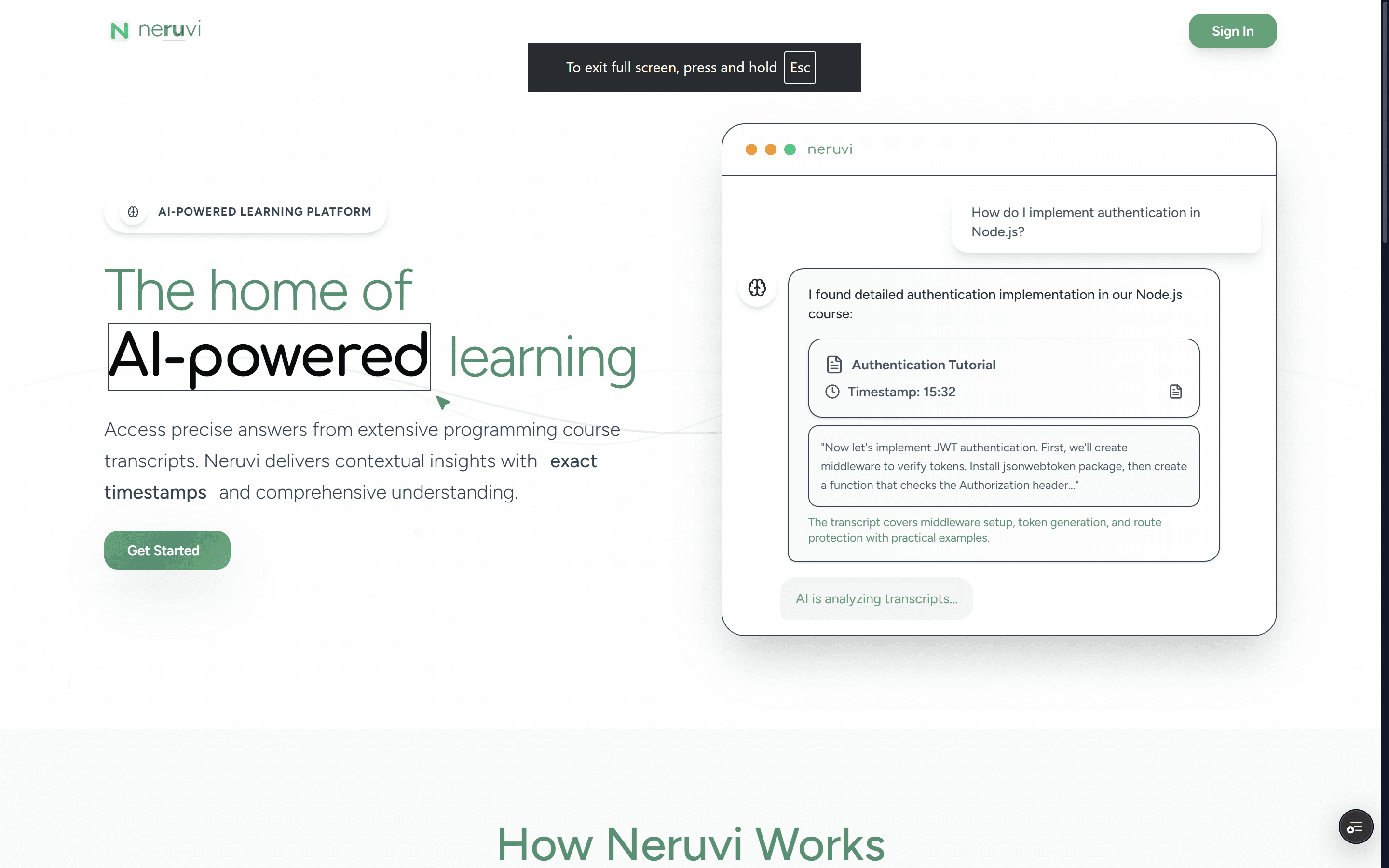 Neruvi chat